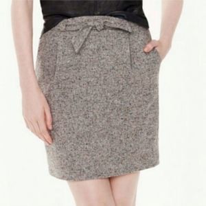 J. Crew Gray Wool Skirt Size 2